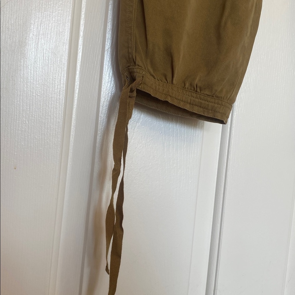 Sundance Sz 10 High-Rise Utility Cargo Pants in Olive Brown - Picture 5 of 15